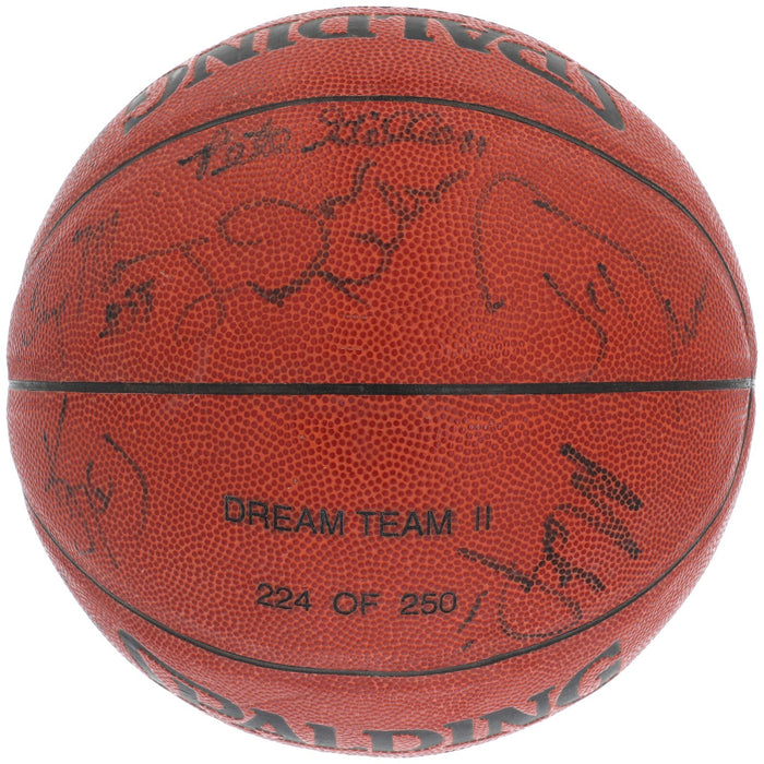 1994 Dream Team II Olympics Team USA Signed Spalding Basketball JSA COA