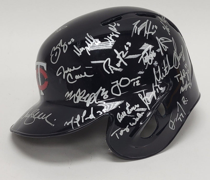 2019 Minnesota Twins Team Signed Game Model Helmet Beckett COA