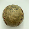 1927 NY Yankees WS Champs Team Signed Baseball Babe Ruth Lou Gehrig PSA DNA COA