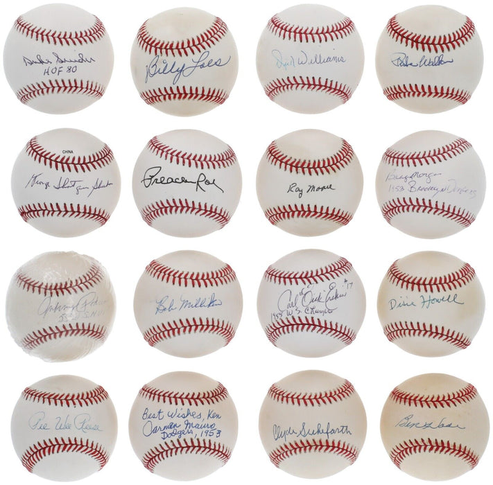 1953 Brooklyn Dodgers Team Signed Baseball Collection 31 Balls PSA JSA COA