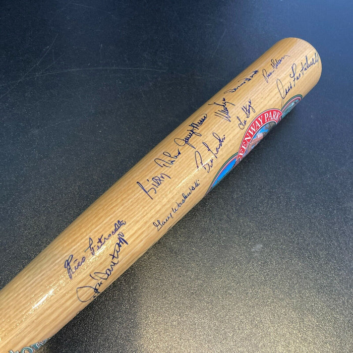 1967 Boston Red Sox AL Champs Team Signed Baseball Bat Carl Yastrzemski JSA COA