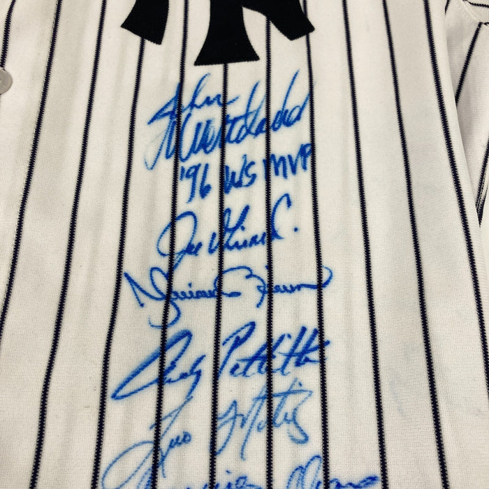 1996 New York W.S. Champs Team Signed World Series Jersey Derek Jeter JSA COA