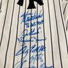 1996 New York W.S. Champs Team Signed World Series Jersey Derek Jeter JSA COA