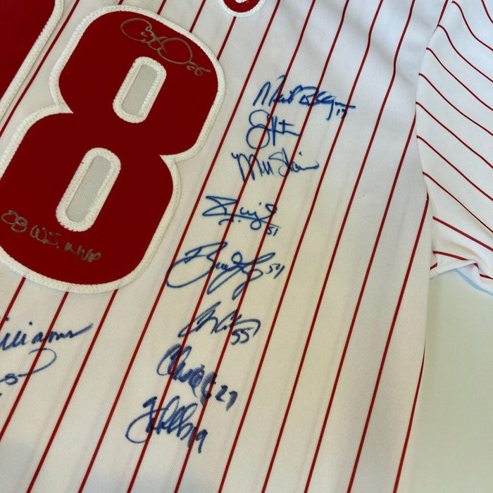 2008 Philadelphia Phillies World Series Champs Team Signed Jersey JSA COA