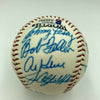 Hall Of Fame Multi Signed Cracker Jack Old Timers Game Baseball Beckett COA