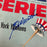 Eddie Mathews Signed 1958 World Series Original Program Yankees Braves JSA COA