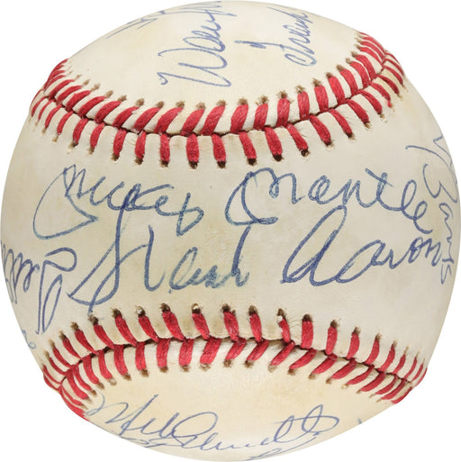 500 Home Run Signed Baseball Mickey Mantle Ted Williams Willie Mays 11 Sigs PSA