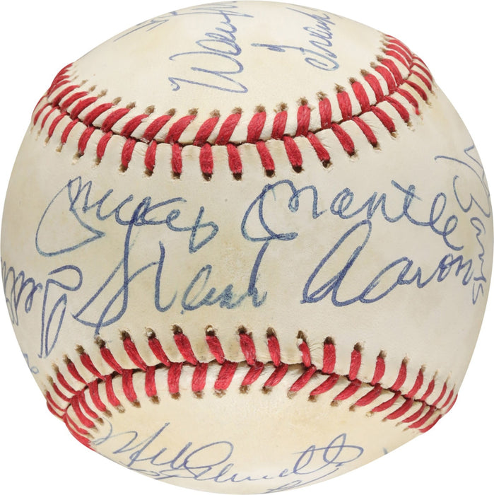 500 Home Run Signed Baseball Mickey Mantle Ted Williams Willie Mays 11 Sigs PSA