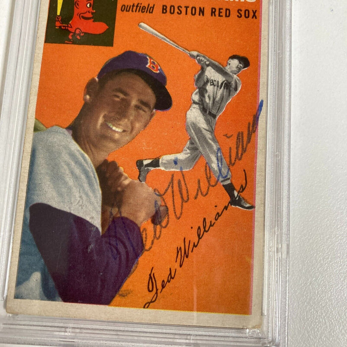 1954 Topps Ted Williams #1 Signed Autographed Baseball Card PSA DNA