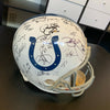 2009 Indianapolis Colts AFC Champs Team Signed Helmet Peyton Manning JSA COA