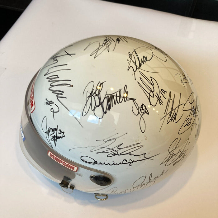 Dale Earnhardt Sr. NASCAR Legends Signed Racing Helmet 35 Sigs JSA COA