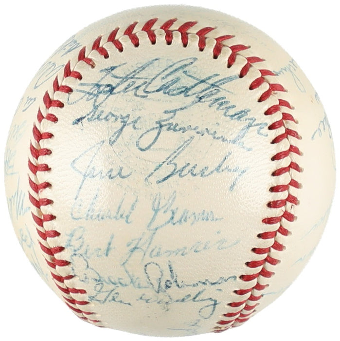 Beautiful 1958 Baltimore Orioles Team Signed American League Baseball  JSA COA