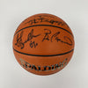 1997-98 Chicago Bulls NBA Champs Team Signed Game Basketball The Last Dance JSA