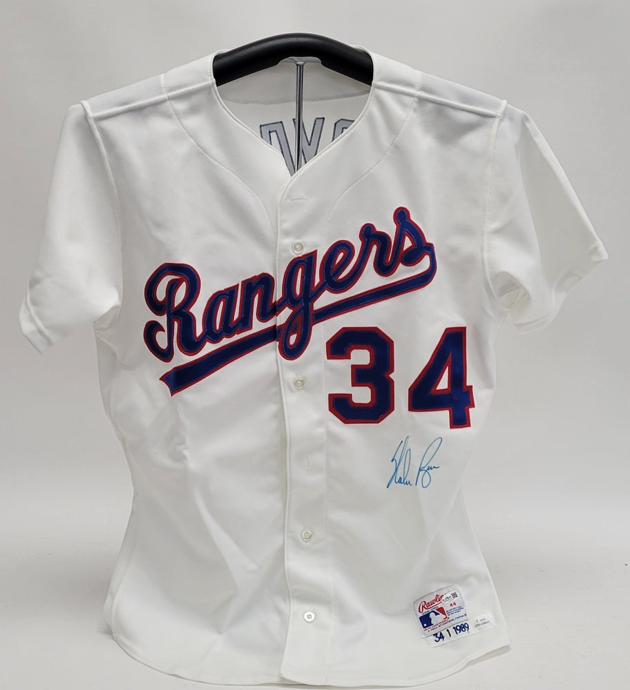 Nolan Ryan Signed 1989 Authentic Game Model Texas Rangers Jersey With JSA COA