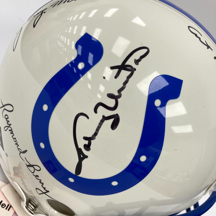 Johnny Unitas Colts Legends Signed Full Size Authentic Riddell Helmet Beckett