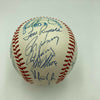 1989 Oakland A's World Series Champs Team Signed W.S. Baseball JSA COA