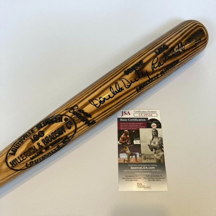 Negro League Legends Multi Signed Baseball Bat Double Duty Radcliffe JSA COA