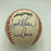 Ted Williams Willie Mays Hank Aaron 500 Home Run Signed Baseball JSA COA