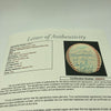 Vintage 1986 New York Mets World Series Champs Team Signed Baseball JSA COA