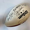 1968 New York Jets Super Bowl Champs Team Signed Wilson Football JSA COA