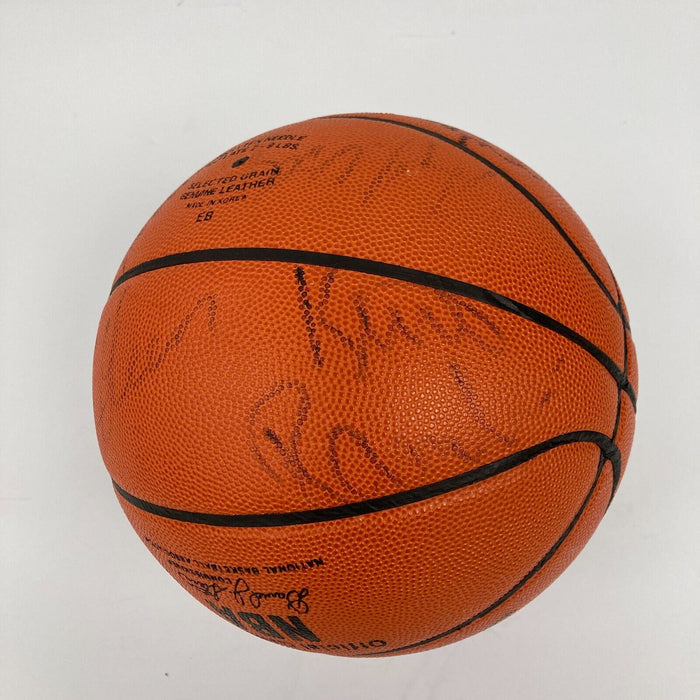 1987-88 Los Angeles Lakers NBA Champions Team Signed NBA Game Basketball JSA COA