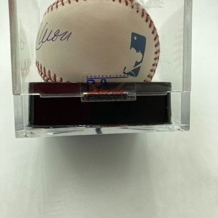 Hank Aaron Signed Major League Baseball PSA DNA Graded GEM MINT 10