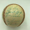 1961 New York Yankees W.S. Champs Team Signed Baseball Mickey Mantle Maris PSA