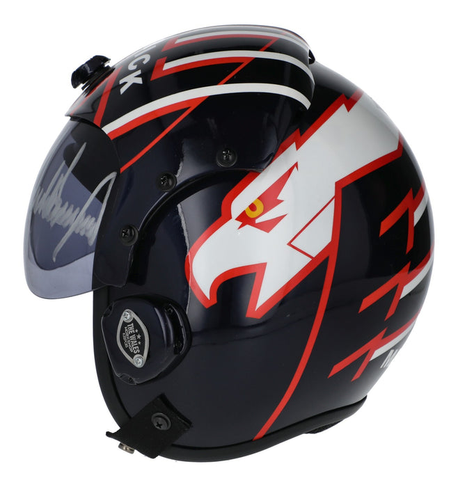 President Donald Trump Full Name Signed Top Gun Maverick Helmet Beckett COA