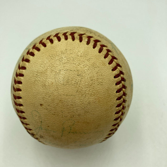 1963 Detroit Tigers Team Signed Official American League Baseball