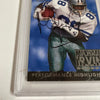 1993 Fleer Michael Irvin Signed Promo Card With Fleer Stamp PSA DNA RARE