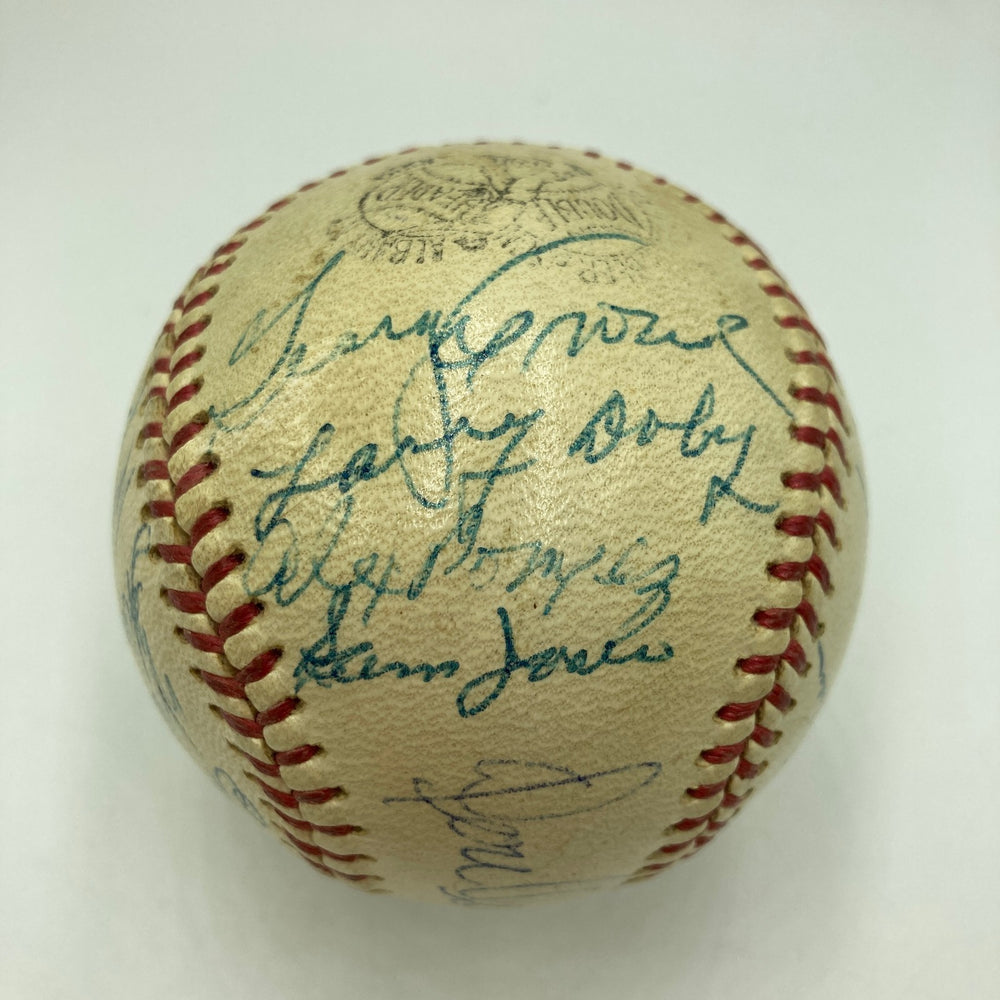 Alex Pompez Willie Mays 1955 Negro League All Star Game Signed Baseball PSA DNA