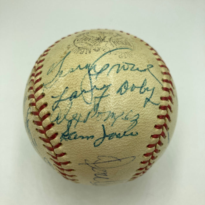 Alex Pompez Willie Mays 1955 Negro League All Star Game Signed Baseball PSA DNA