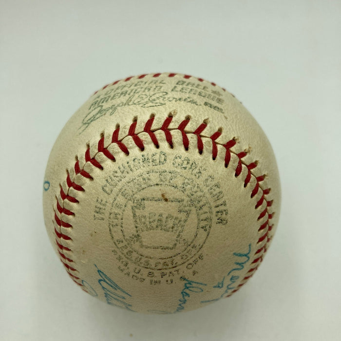 Mickey Mantle Family Wife & Children Signed 1960 American League Baseball PSA