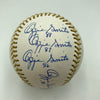 Incredible Ozzie Smith Gold Glove Signed Inscribed Baseball 13 Signatures! JSA
