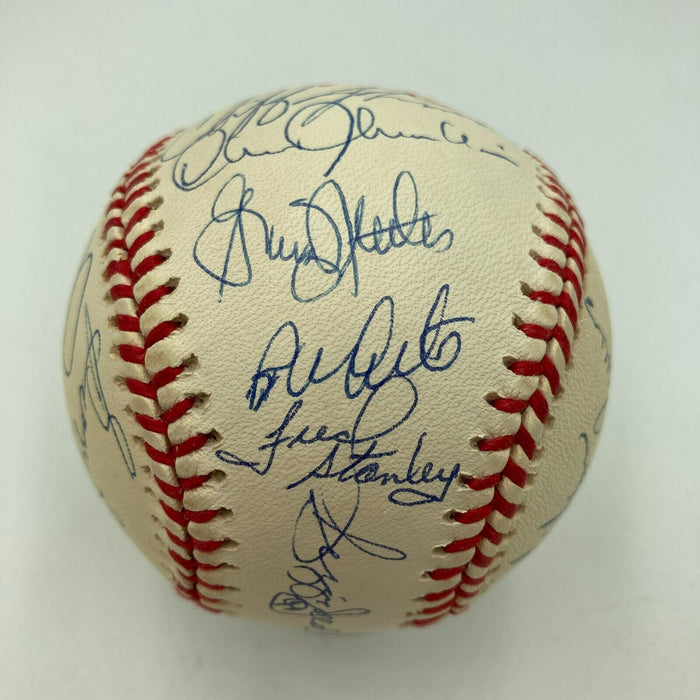 1978 New York Yankees World Series Champs Team Signed W.S. Baseball JSA COA