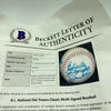 Brooks Robinson HOF Signed Cracker Jack Old Timers Game Baseball Beckett COA