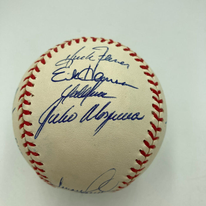 1997 Toronto Blue Jays Team Signed American League Baseball Roger Clemens