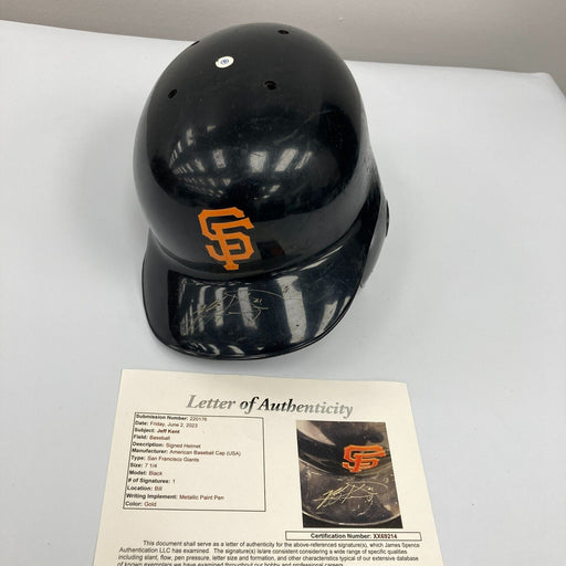 Jeff Kent Signed 1997 Game Used San Francisco Giants Baseball Helmet JSA COA