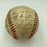 1947 New York Yankees World Series Champs Team Signed Baseball JSA COA