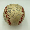 1947 New York Yankees World Series Champs Team Signed Baseball JSA COA