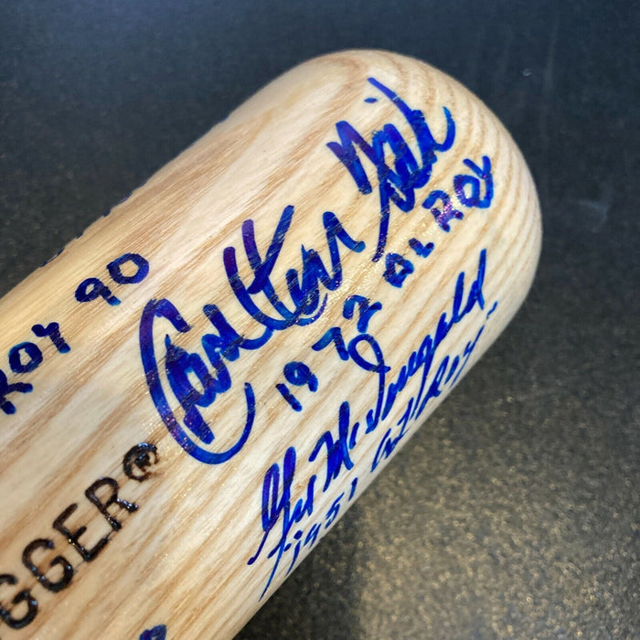 Rookie Of The Year Winners Signed Bat With Willie Mays "ROY 1951" 24 Sigs JSA