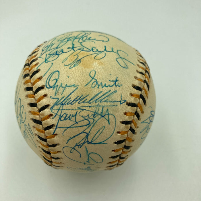 1994 All Star Game National League Team Signed Baseball Barry Bonds PSA DNA COA