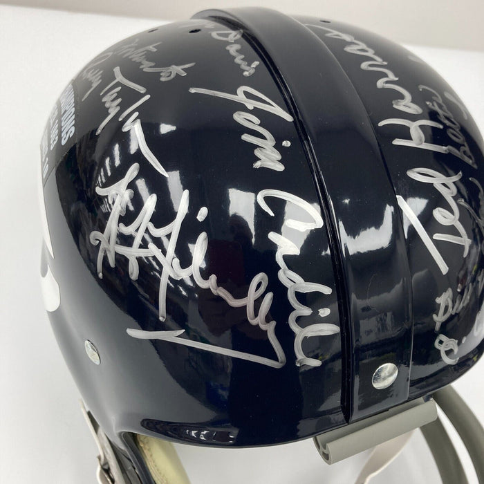 1963 Chicago Bears Super Bowl Champs Team Signed Full Size Helmet With JSA COA