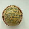 1958 New York Yankees World Series Champs Team Signed Baseball JSA COA