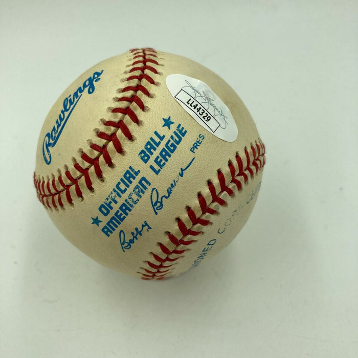 New York Governor Mario Cuomo Signed Autographed Baseball With JSA COA