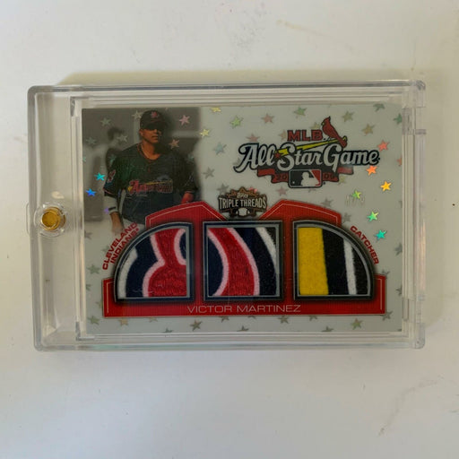 2010 Topps Triple Threads Victor Martinez Jumbo Game Used All Star Game Patch /9