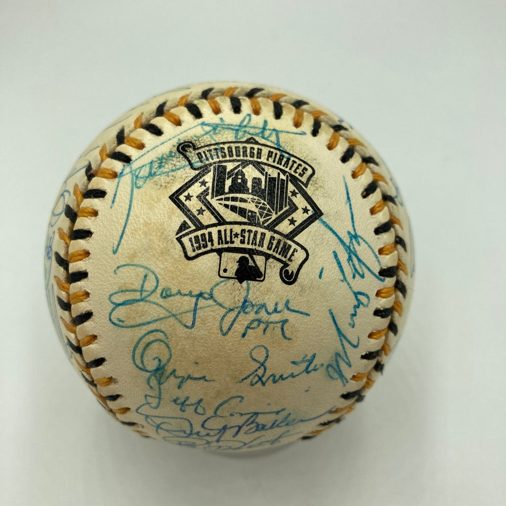 1994 All Star Game National League Team Signed Baseball Barry Bonds PSA DNA COA