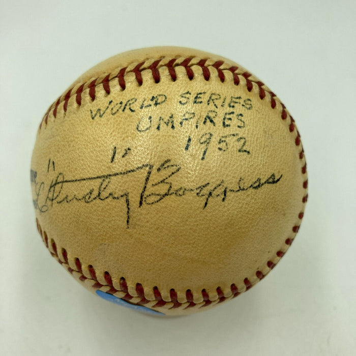 1952 World Series Signed Game Used Baseball Yankees VS. Dodgers MEARS COA