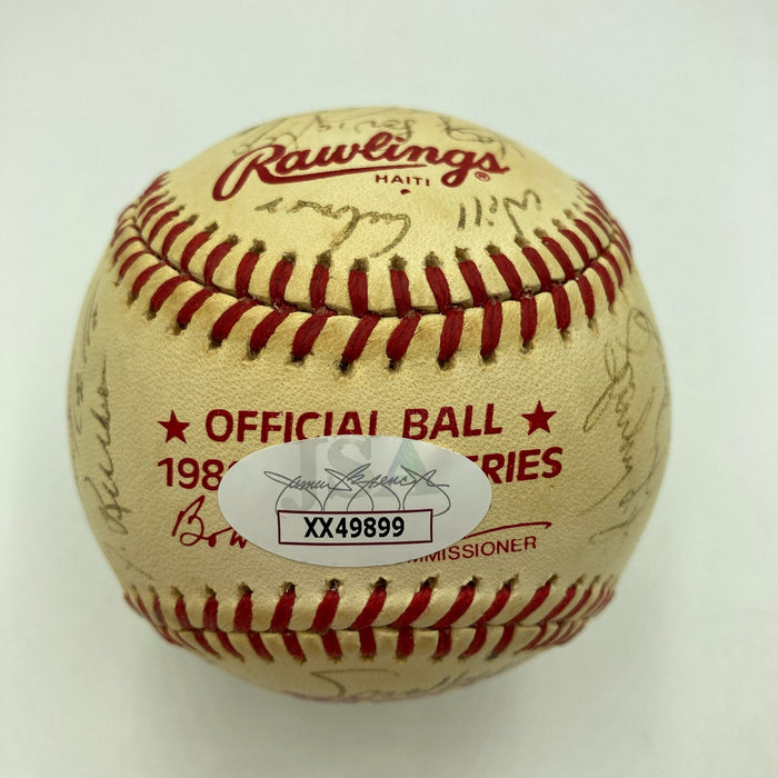 1980 Philadelphia Phillies World Series Champs Team Signed Baseball With JSA COA