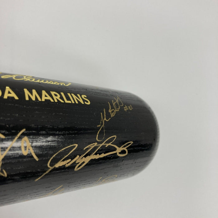 2003 Florida Marlins World Series Champs Team Signed W.S. Bat JSA & Fanatics LOA